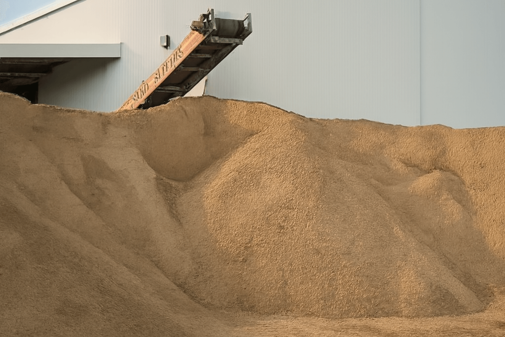 aggregates and sand